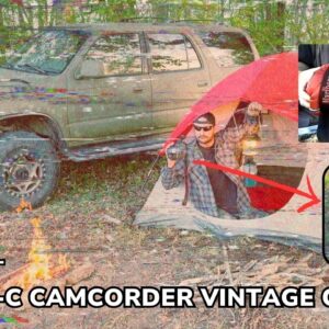 I Filmed a Vintage Campout with a 1995 VHS-C Camcorder and Made Campfire Pizza Bagels