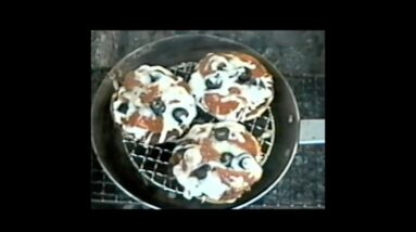 DIY Pizza on a Bagel Filmed with a 1995 JVC Camcorder