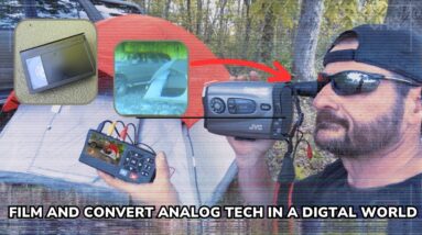 How I Filmed with a 1995 Camcorder and Put a Vintage VHS-C Tape on YouTube