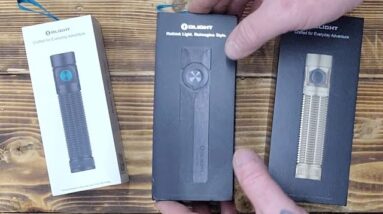 Baton 4 Pro, Baton Ultra, and Finally ArkPro Ultra in a Olight Show and Tell