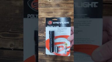 STREAMLIGHT POLYTAC 1 X USB  350-Lumen 12,000-Candela LED Flashlight, Rechargeable Multi Battery