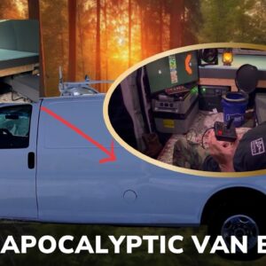 DIY Seven Day GMC Savana Camper Van Build in The Woods