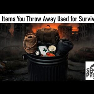 One Man's Trash...20 Vital Survival Items that We Throw Away.