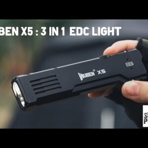 New Wuben X5 Flat 3 in 1 EDC Flashlight Review
