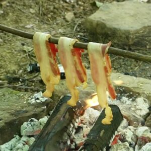 How To Cook Bacon Over the Campfire without a Skillet