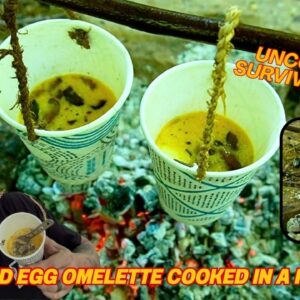 Level Up Your Next Campout with Bacon and Eggs Cooked in a Paper Cup