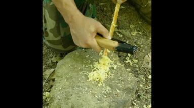 Shave Fatwood with a Cheap Walmart Saw