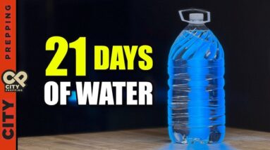 How to Store 3 Weeks of Water in an Apartment