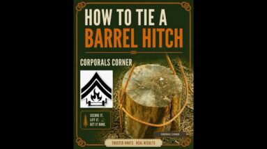 How To Tie a Barrel Hitch