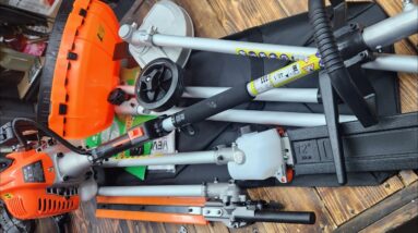 VEVOR 2 Cycle Gas Power Handheld 6-in-1 26cc Weed Eater, Hedge Trimmer, Brush Cutter, Edger, PoleSaw