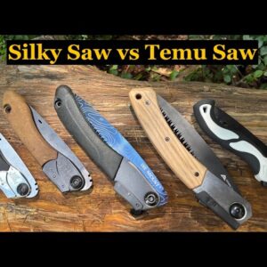 Temu & Ozark Trail vs Silky : Folding Saw  Field Test