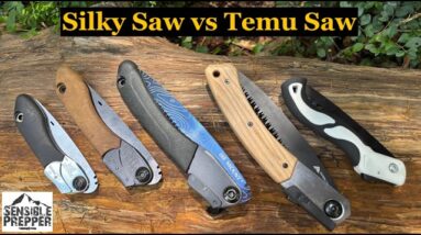 Temu & Ozark Trail vs Silky : Folding Saw  Field Test