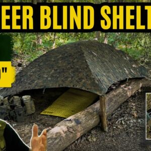How To Build a DIY 80' x 90' Deer Blind Shelter for $26
