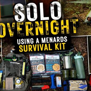 Solo Overnight Using a Menards Survival Kit Part 2