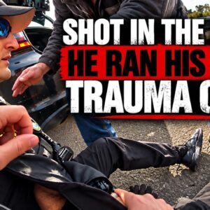 Cop Shot in the Neck Takes Charge of His Own Rescue