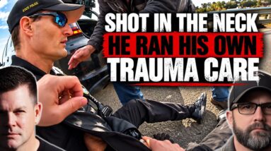 Cop Shot in the Neck Takes Charge of His Own Rescue