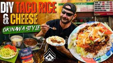 DIY Taco Rice with Cheese Okinawa Style in the Woods