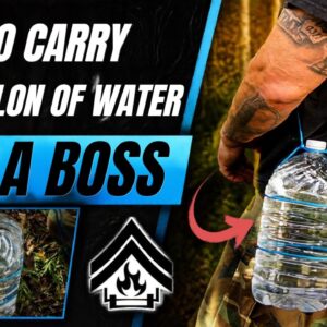 How To Carry One Gallon of Water Through the Woods Like a Boss