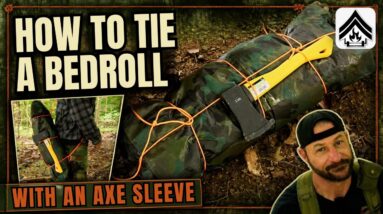 Level Up Your Bedroll Kit with an Axe sleeve